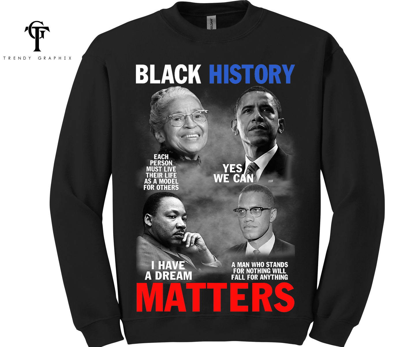 Black History Matters Unisex Crew Sweatshirt