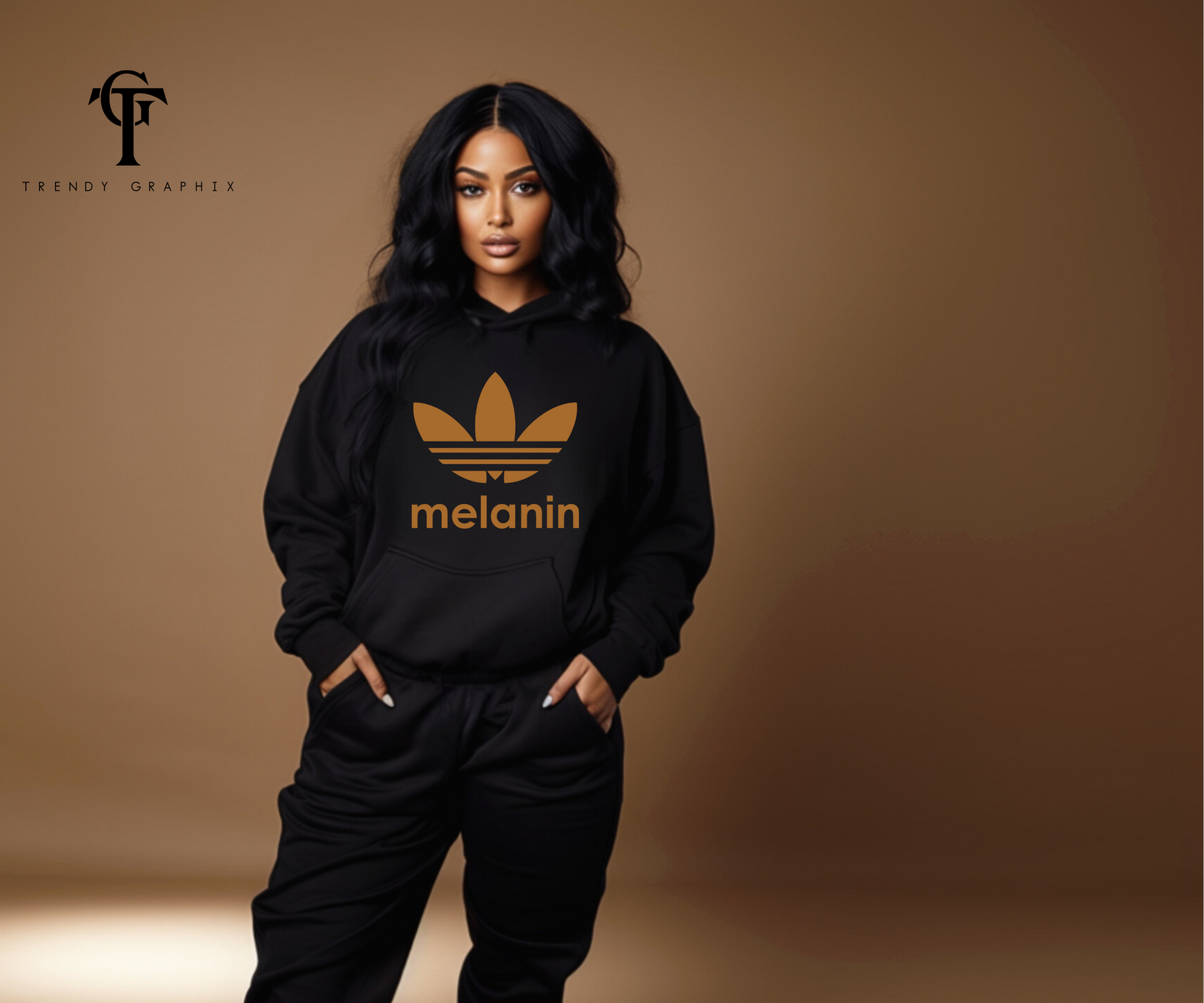 Melanin (Adidas Inspired) Unisex Hoodie