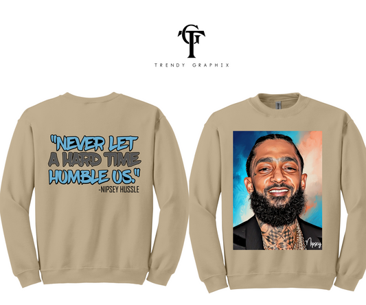 Nipsey Hussle Unisex (Double-Sided) Crew Sweatshirt