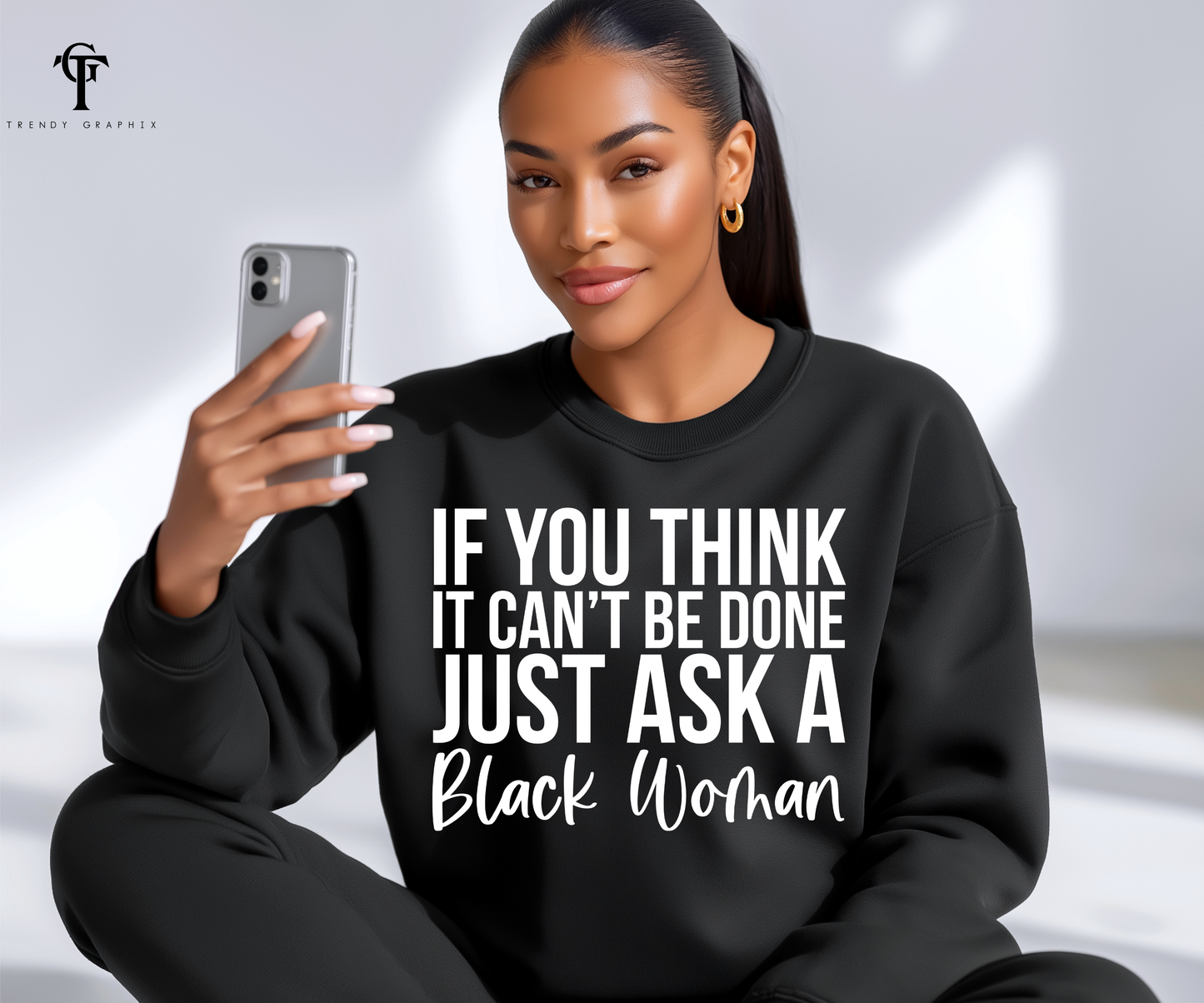 If You Think It Can't Be Done Just Ask A Black Unisex Tops