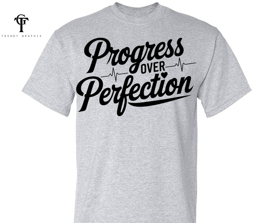 Progress Over Perfection Unisex Tee