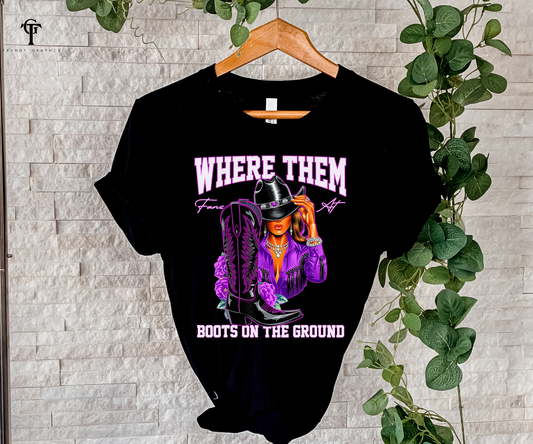 Boots On The Ground Unisex Tee