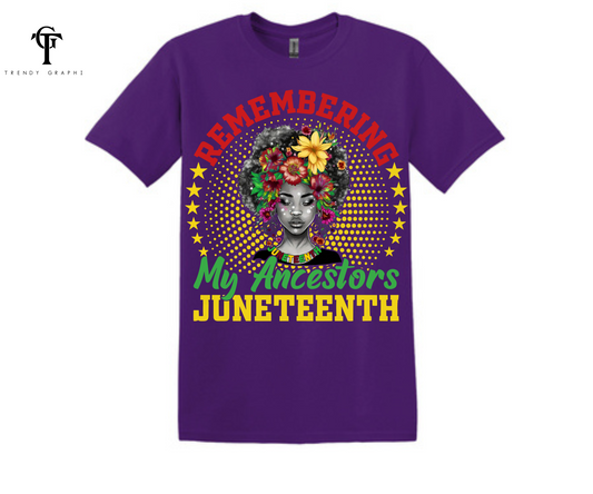 Juneteenth (Remembering My Ancestors) Unisex Tee