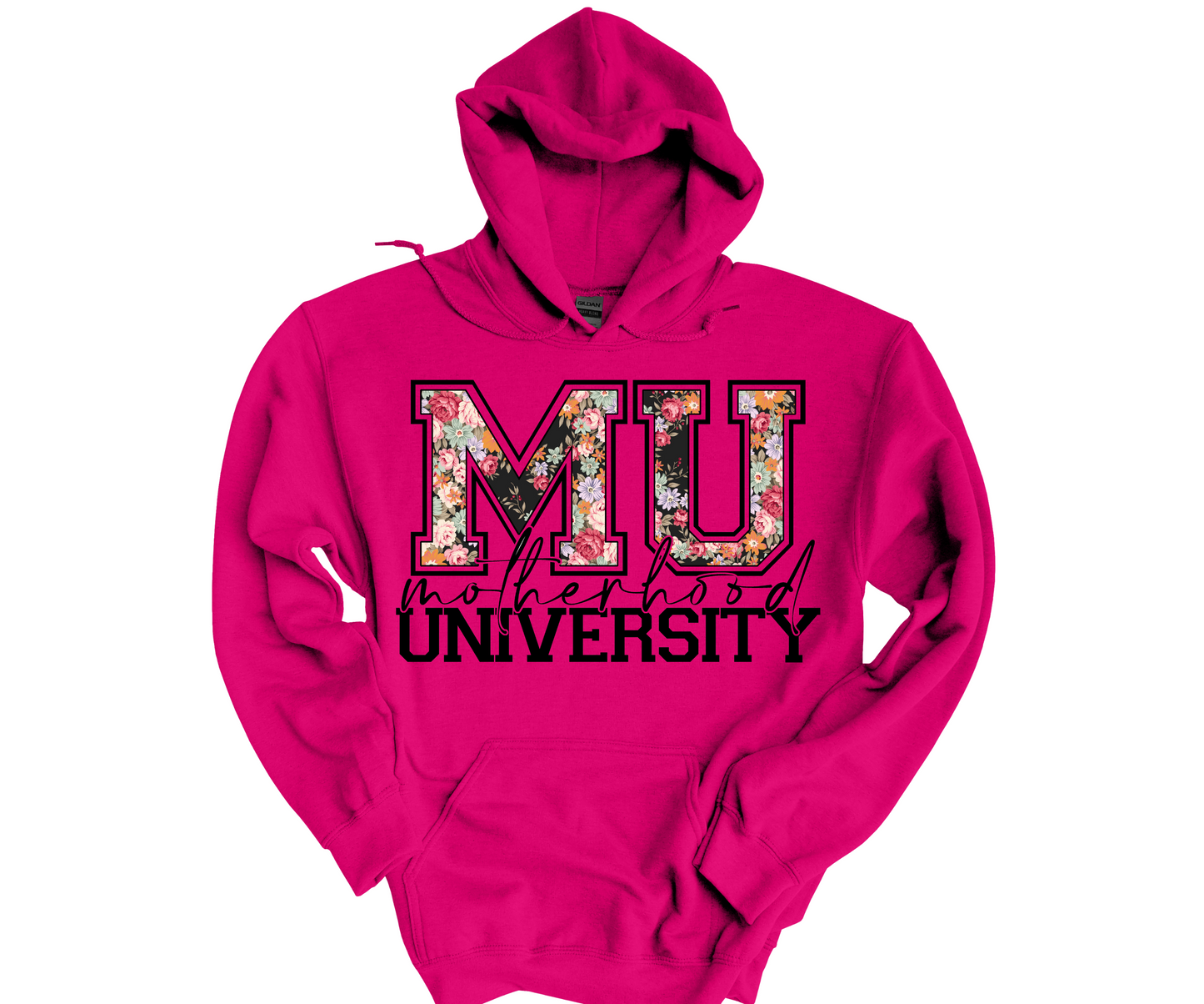 Motherhood University Floral Unisex Hoodies