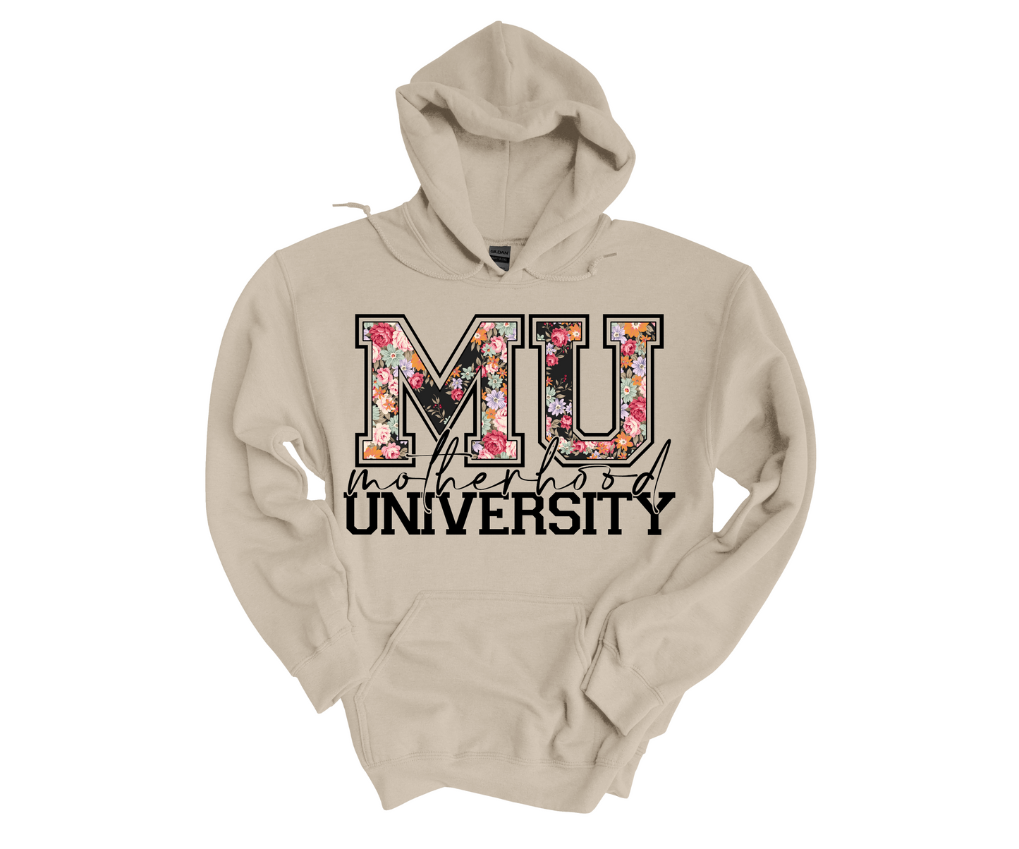 Motherhood University Floral Unisex Hoodies