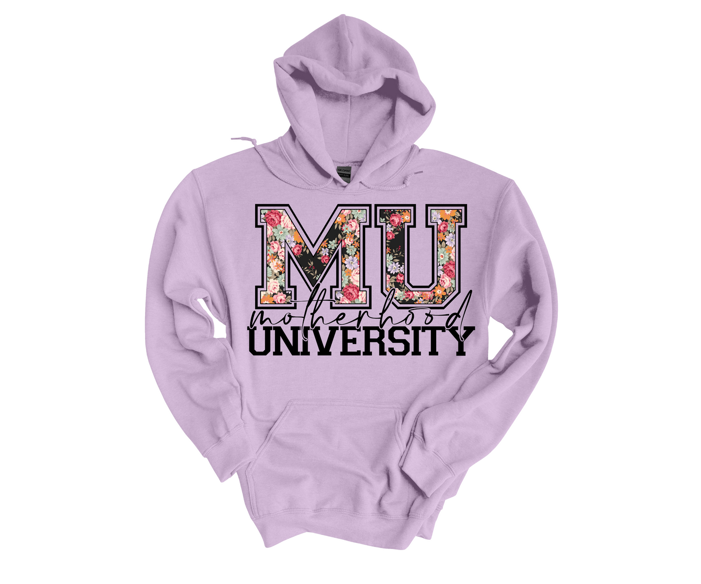 Motherhood University Floral Unisex Hoodies