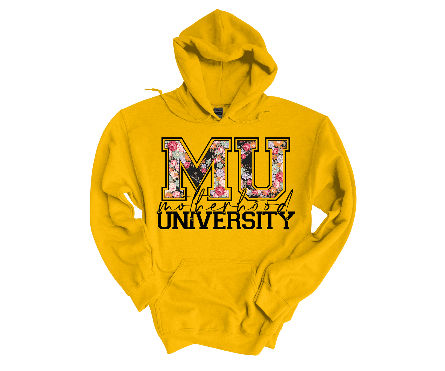 Motherhood University Floral Unisex Hoodies