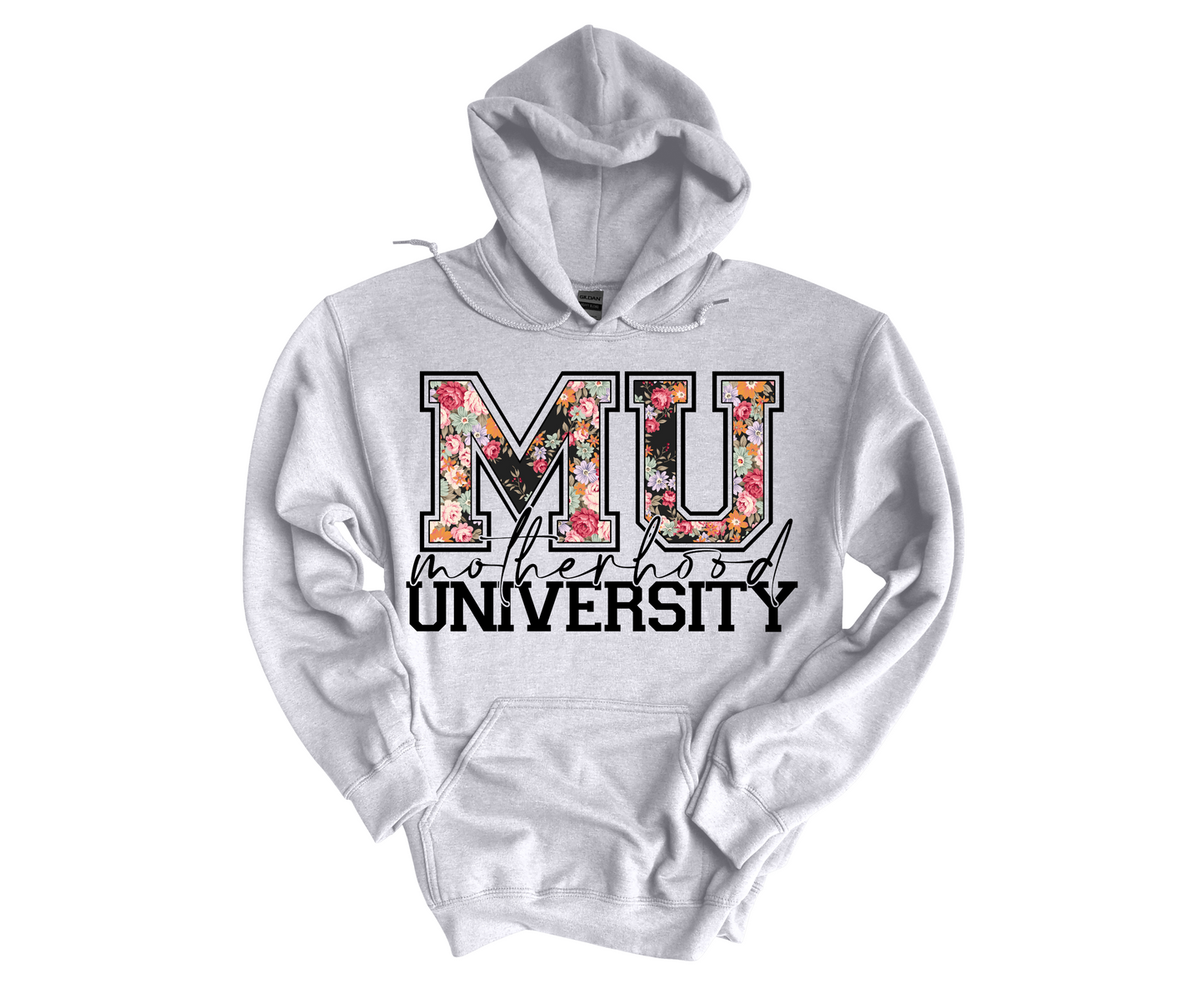 Motherhood University Floral Unisex Hoodies