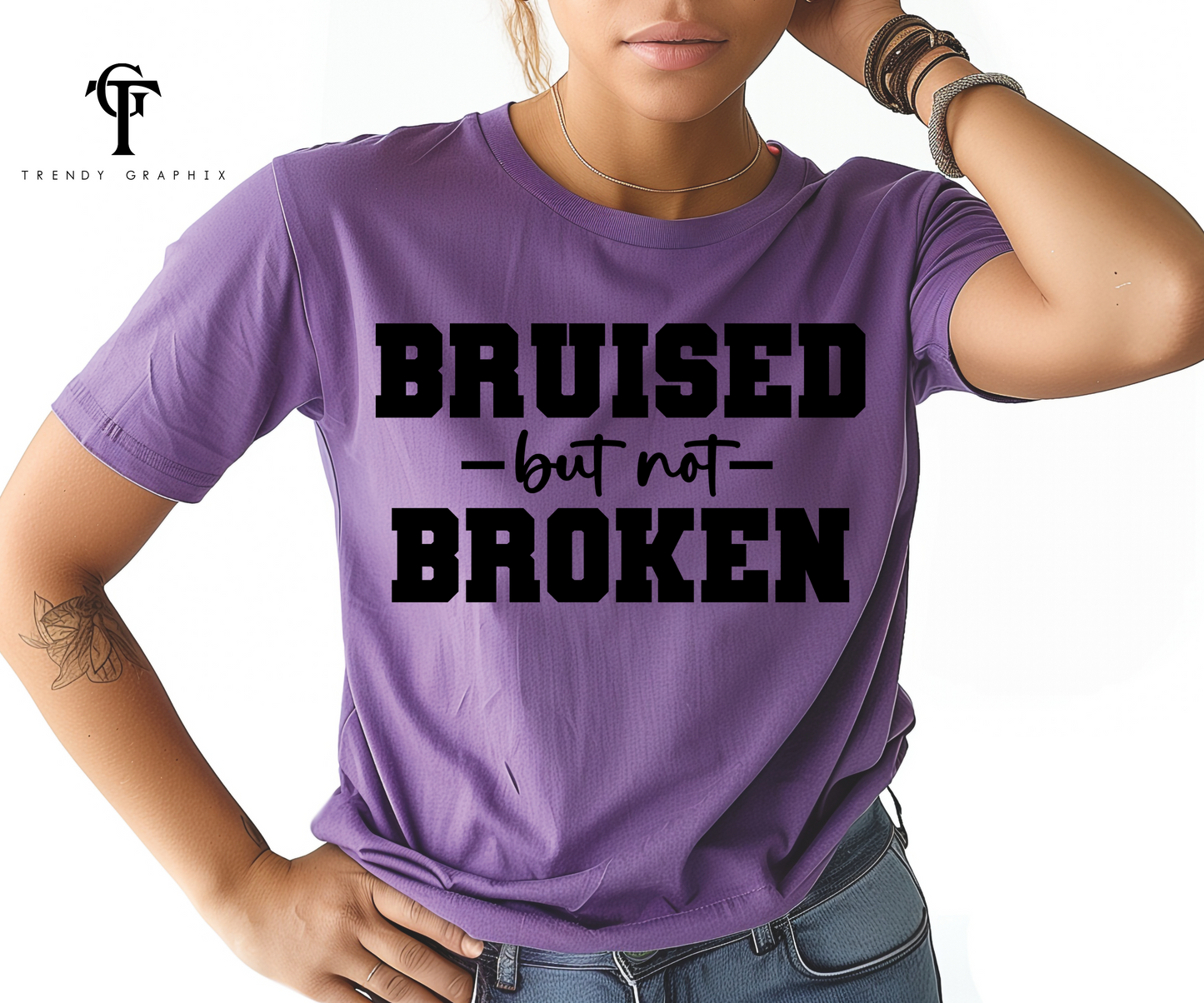 Bruised But Not Broken Unisex Tops