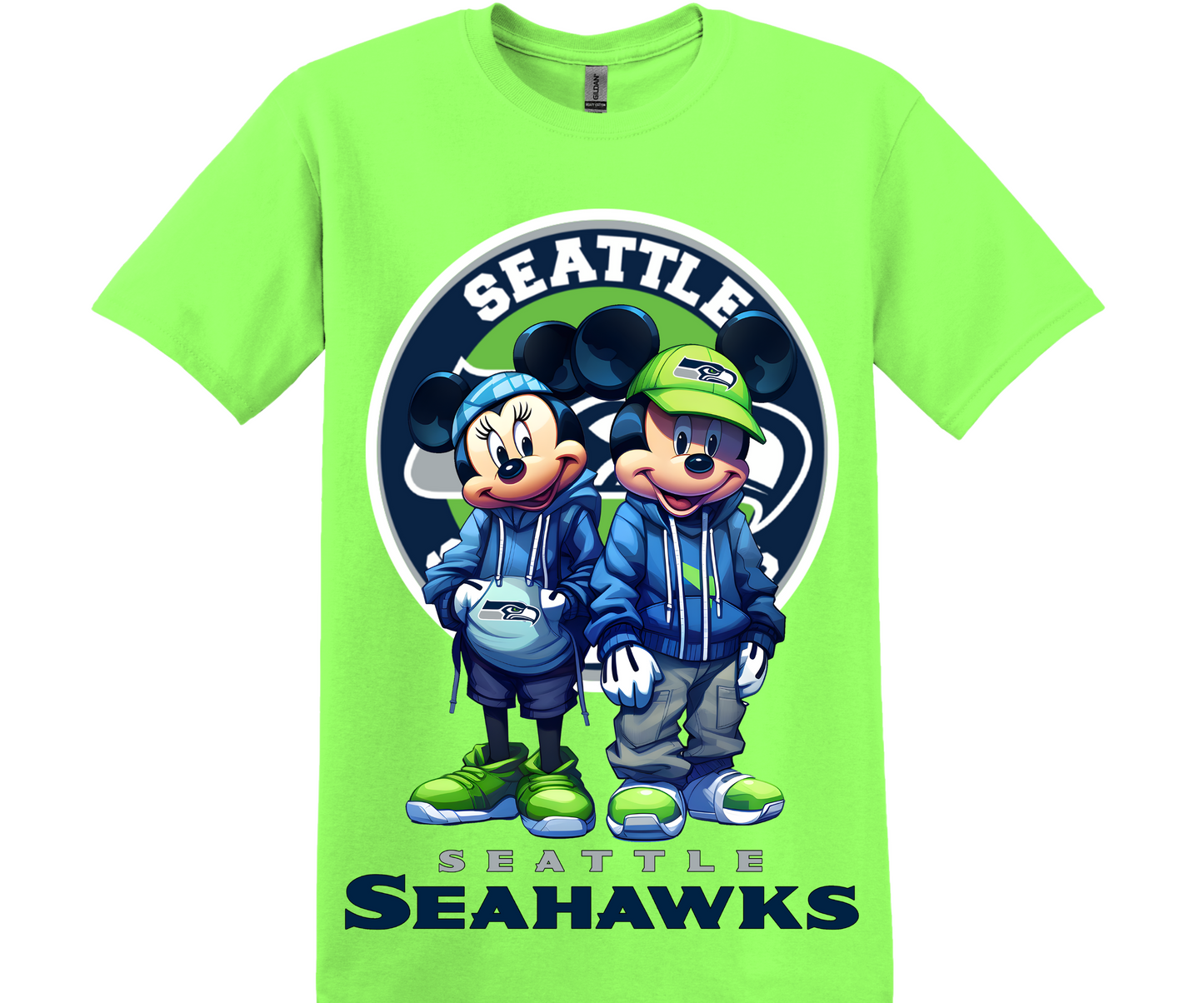 Seattle Cartoon Unisex Tops