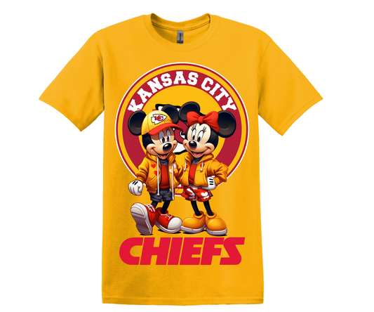 Chiefs Cartoon Unisex Tops