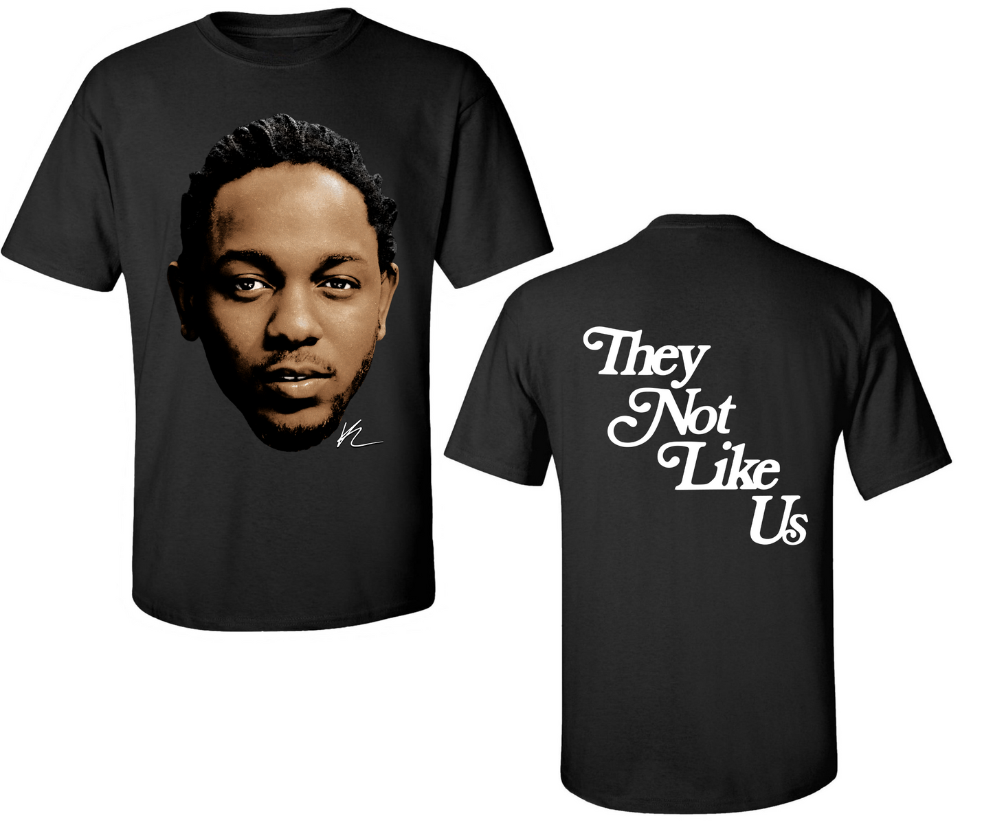 Kendrick Lamar (They Not Like Us) Double-Sided Unisex Tee