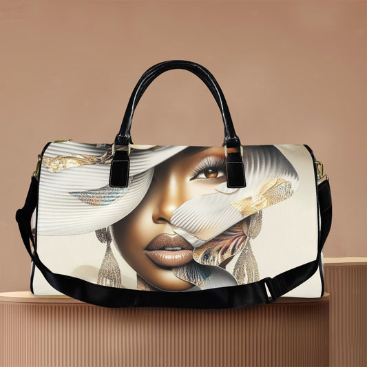 Elegant African American Woman Travel Bag