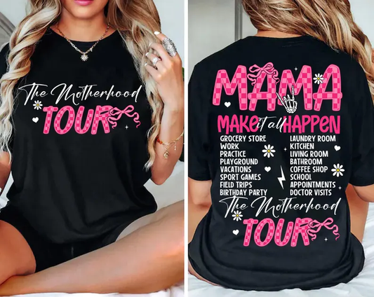 The Motherhood Tour Unisex Tops (Front & Back)
